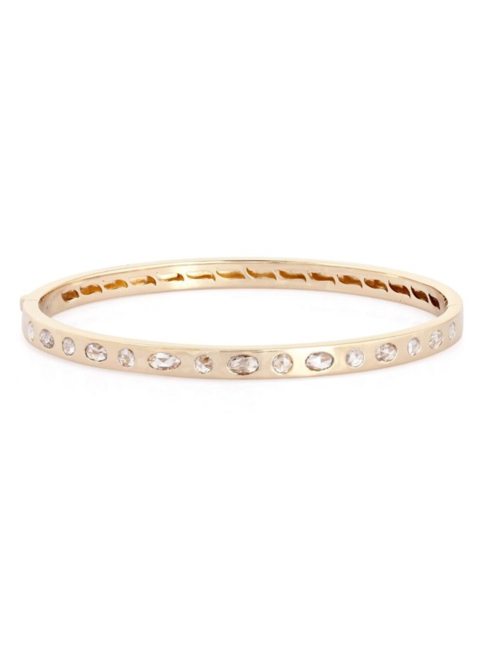 Stardust Flow 14K (or 18k upon request) Yellow Gold Mixed Cut Diamond Bracelet